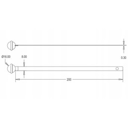 Metal ball transport seals, 100 pcs