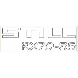 Sticker still rx70 35 et 000529 right