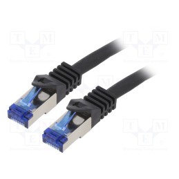 1 pcs x LOGILINK - C6A043S - Patch cord, S/FTP, 6a, stranded, Cu, LSZH, black, 1.5m, 26AWG