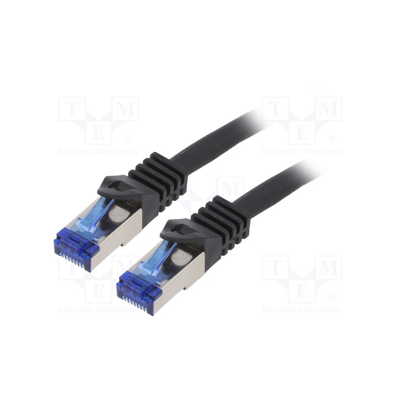 1 pcs x LOGILINK - C6A043S - Patch cord, S/FTP, 6a, stranded, Cu, LSZH, black, 1.5m, 26AWG