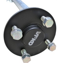 Trailer axle 118 cm 750 kg n410 niewiadow 4x100