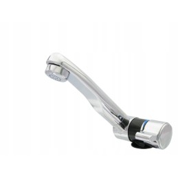 Comet London faucet black chrome hot cold water