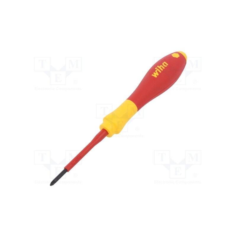 1 pcs x WIHA - 43391 - Screwdriver, insulated, Pozidriv®, PZ0, 60mm
