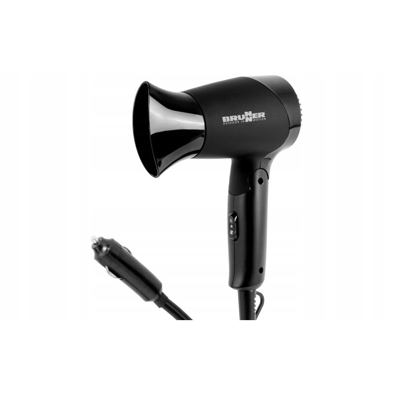 Folding tourist hair dryer Monsun 12v
