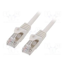 1 pcs x GEMBIRD - PP6-7.5M - Patch cord, F/UTP, 6, stranded, CCA, PVC, grey, 7.5m, RJ45 plug