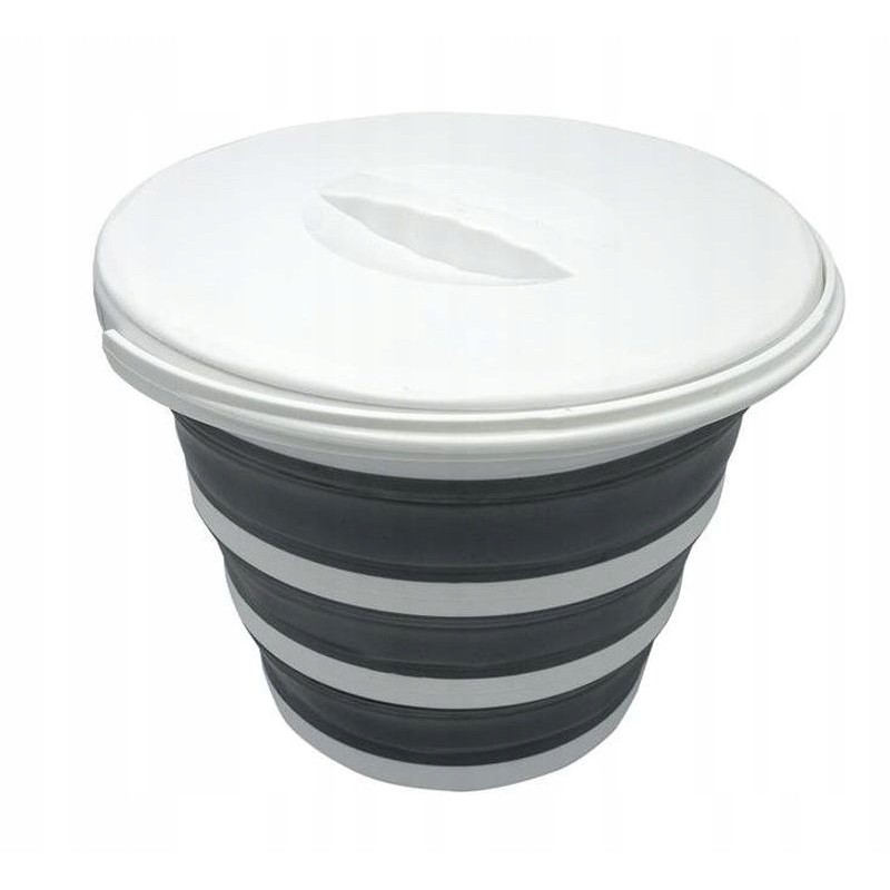 Folding bucket with lid for a 10-litre trailer haba