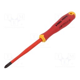 1 pcs x FELO - 414 293 90 - Screwdriver, insulated,slim, Phillips, PH2, ERGONIC®