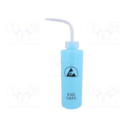 1 pcs x STATICTEC - STW3320 - Dosing bottles, 250ml, ESD, blue, Features: with straw