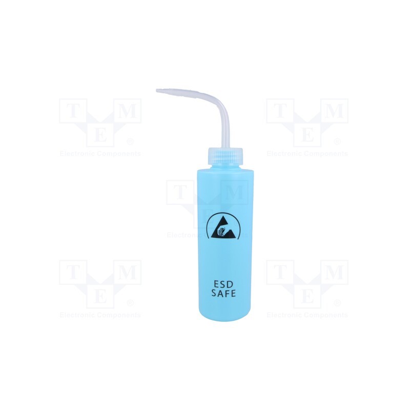 1 pcs x STATICTEC - STW3320 - Dosing bottles, 250ml, ESD, blue, Features: with straw