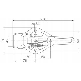 Winterhoff side trailer side lock