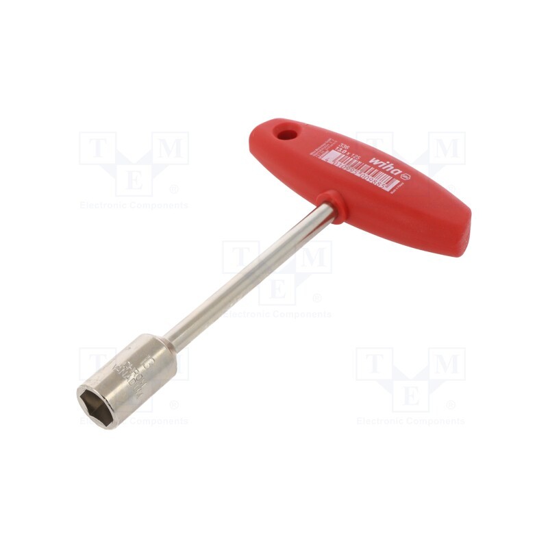 1 pcs x WIHA - 988 - Wrench, socket spanner, HEX 13mm, Chrom-vanadium steel