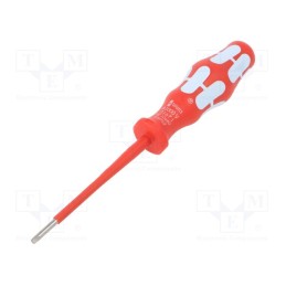 1 pcs x WERA - 5022762001 - Screwdriver, insulated, Torx®, TX10, Blade length: 80mm