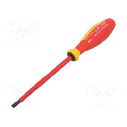 1 pcs x STAHLWILLE - 46603055 - Screwdriver, insulated, slot, 5,5x1,0mm, Blade length: 125mm