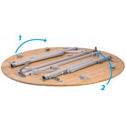 Brunner camperking foldable camping table oe 90cm