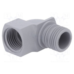 1 pcs x LAPP - 52106210 - Cable gland, angular, M16, 1.5, IP55, polyamide, grey