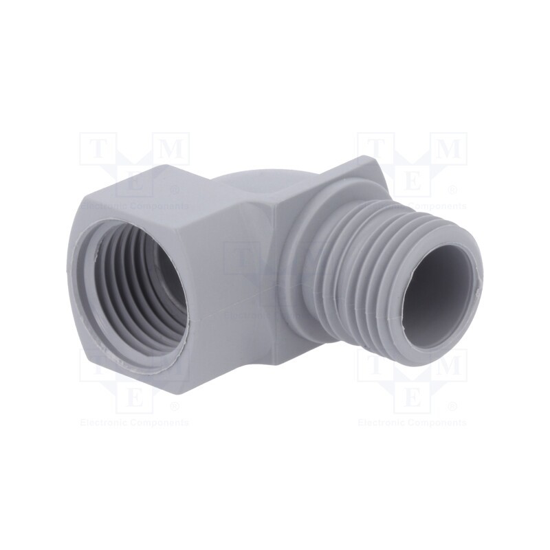 1 pcs x LAPP - 52106210 - Cable gland, angular, M16, 1.5, IP55, polyamide, grey