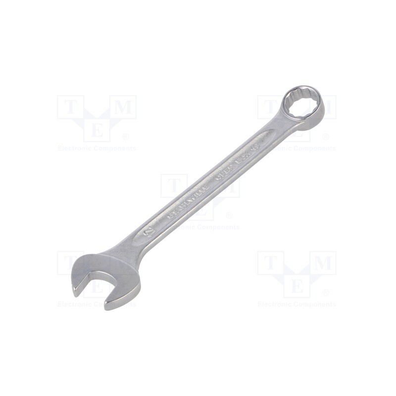 1 pcs x STAHLWILLE - 40081212 - Wrench, combination spanner, 12mm, chromium plated steel