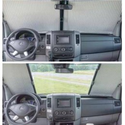 Roller blinds, front sensor, Mercedes Sprinter draw from 2019