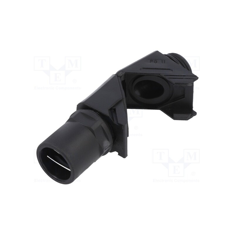 1 pcs x HUMMEL - 1.513.1101.14 - 90° angled connector, Thread: PG,outside, polyamide, -20÷80°C
