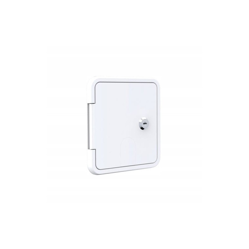 Lockable cable hatch for yacht boat