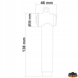 Handset for a yacht shower in a trem camper