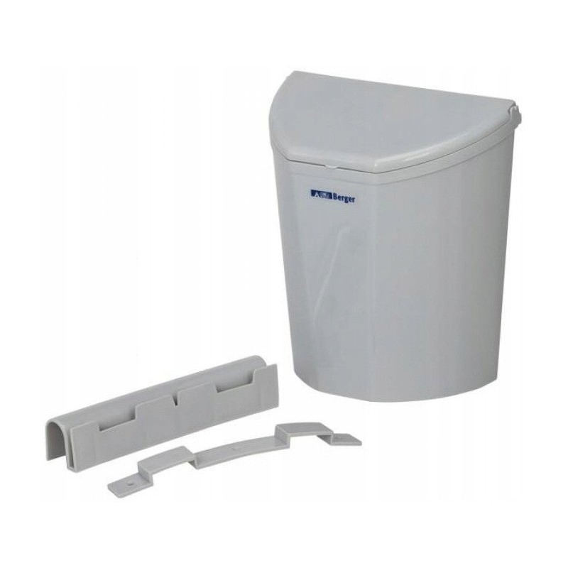 Berger waste bin with lid, 6 liters