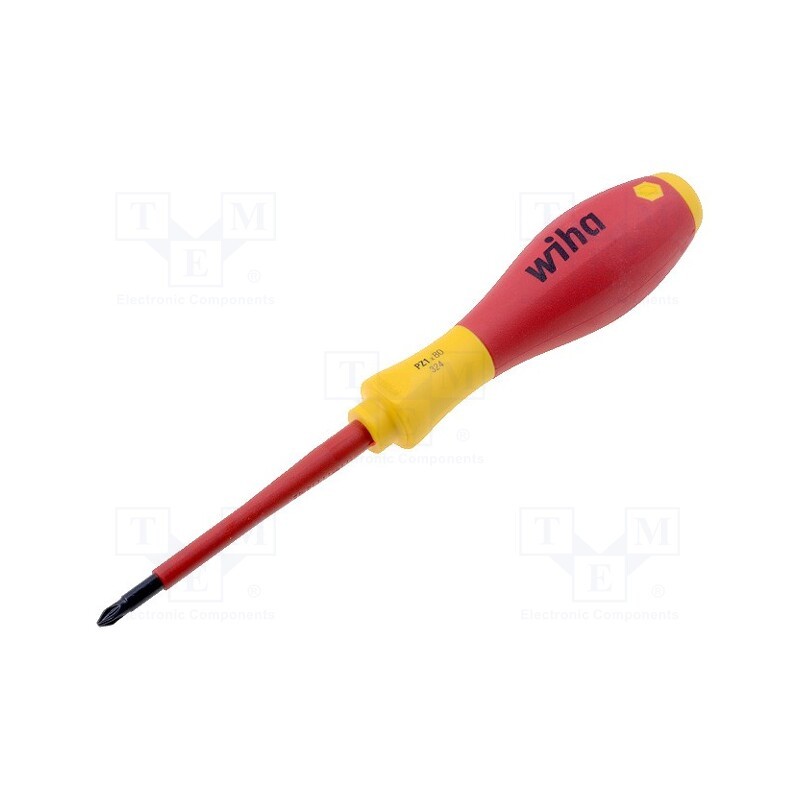 1 pcs x WIHA - 878 - Screwdriver, insulated, Phillips, PZ1, Blade length: 80mm, 1kVAC