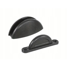 Graphite external door lock for camper trailer