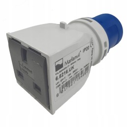 Camping adapter cee socket 13a 250v british