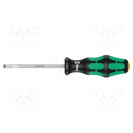 1 pcs x WERA - 5008061001 - Screwdriver, slot, 6,0x1,2mm, Blade length: 100mm