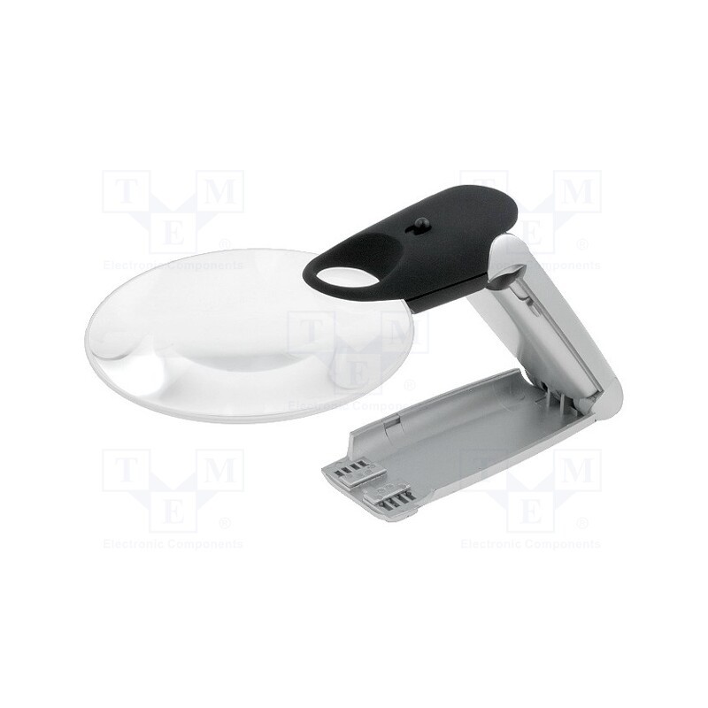 1 pcs x NEWBRAND - NB-HLUP-2-4B - Desktop magnifier with backlight, x2÷x4, Ø90mm, L: 220mm