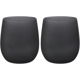 Brunner blacksatin glasses 350 ml 2 pcs