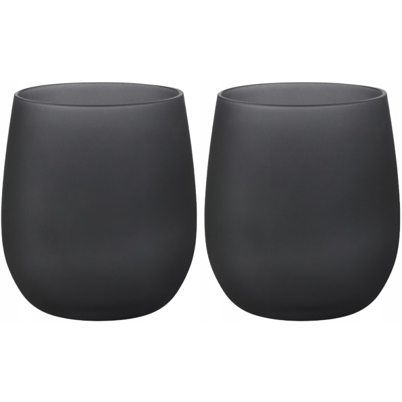 Brunner blacksatin glasses 350 ml 2 pcs