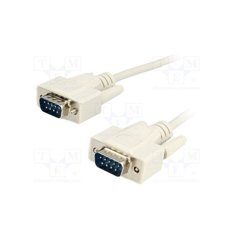1 pcs x BQ CABLE - CAB-09WW/3 - Cable, D-Sub 9pin plug,both sides, Len: 3m, connection 1: 1