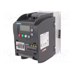 1 pcs x SIEMENS - 6SL3210-5BE15-5UV0 - Inverter, 0.55kW, 3x400VAC, 3x380÷480VAC, for wall mounting, IN: 6