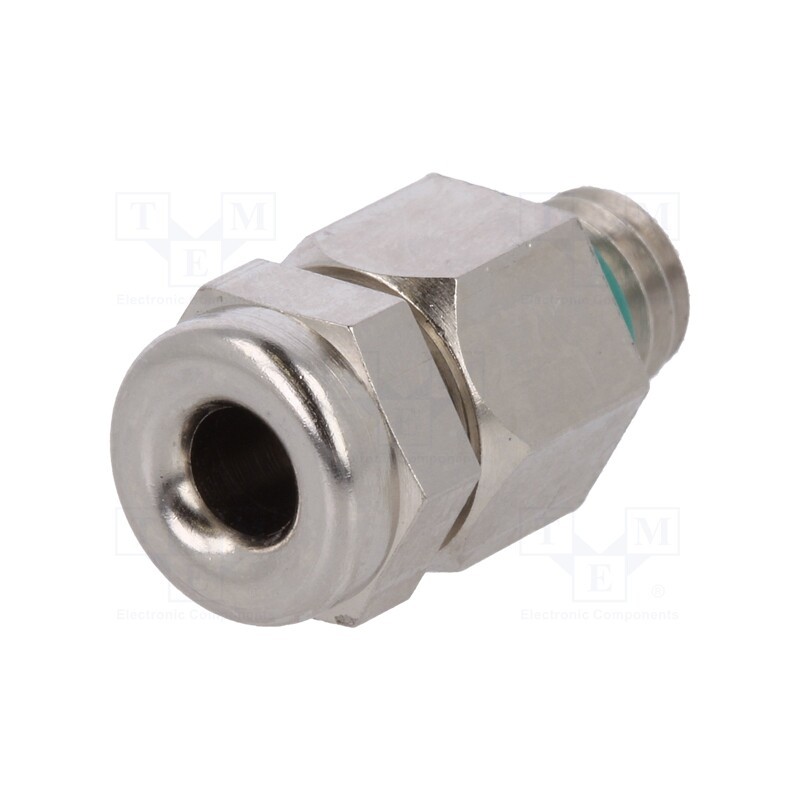 1 pcs x LAPP - 52001889 - Cable gland, M6, 1, IP68, brass, Body plating: nickel