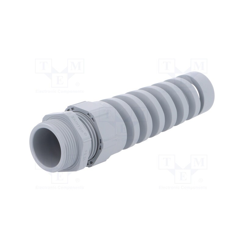 1 pcs x LAPP - 53015650 - Cable gland, with strain relief, PG21, IP68, polyamide, dark grey