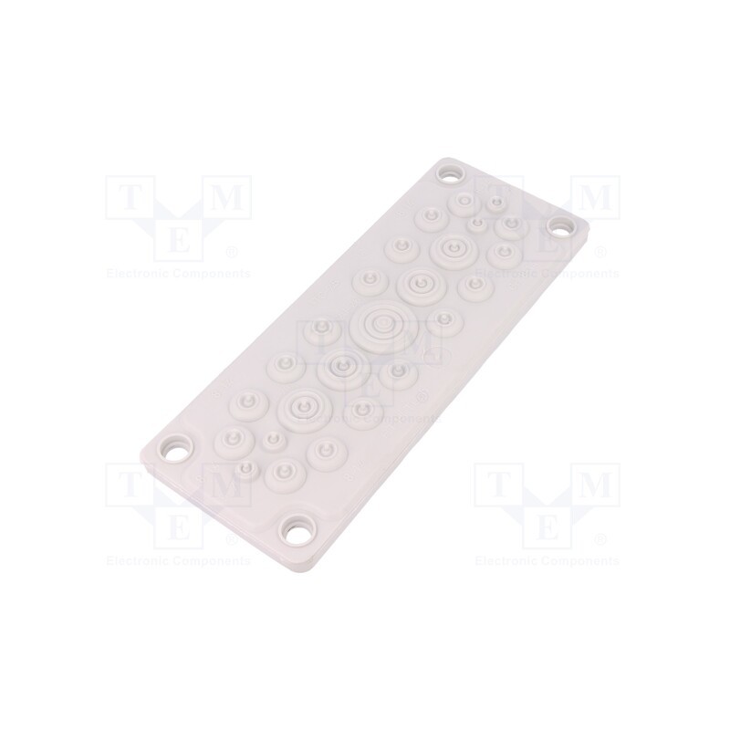 1 pcs x HT HI TECH POLYMERS - HTC-25-TPE - Multigate grommet, elastomer thermoplastic TPE, light grey