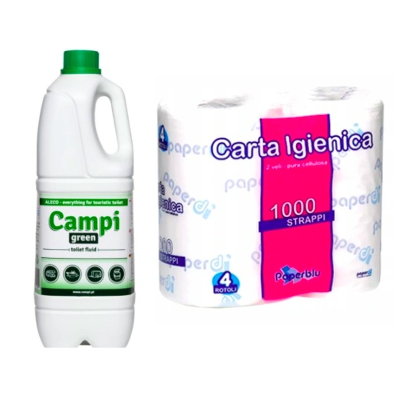 Campi Green tourist toilet fluid, 2l paper