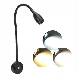 LED reading light flexible neck