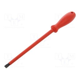 1 pcs x UNIOR - 616477 - Screwdriver, insulated, slot, 10,0x1,6mm, Blade length: 200mm