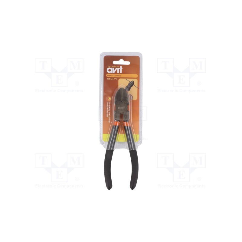 1 pcs x AVIT - AV06010 - Pliers, side,cutting, 180mm, with side face