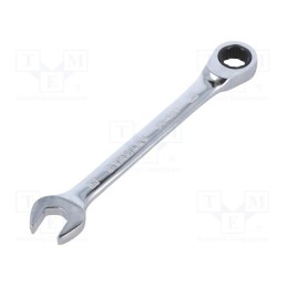 1 pcs x STANLEY - 4-89-937 - Wrench, combination spanner,with ratchet, 12mm, nickel plated
