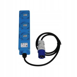 Cee Schuko x3 extension strip for camper 5m