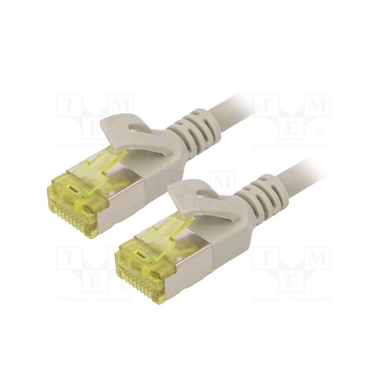 1 pcs x DIGITUS - DK-1624-A-005S - Patch cord, U/FTP, 6a, stranded, Cu, LSZH, grey, 0.5m, 28AWG