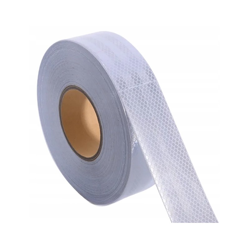 White self-adhesive reflective tape homolog 45m
