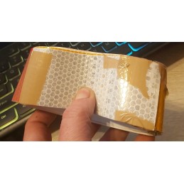 White self-adhesive reflective tape homolog 45m