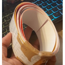 White self-adhesive reflective tape homolog 45m