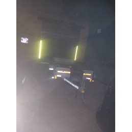 White self-adhesive reflective tape homolog 45m