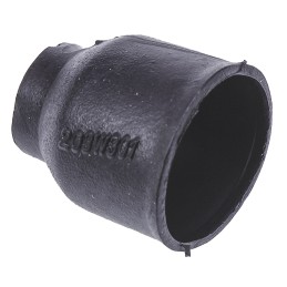 15 pcs - TE Connectivity Heat Shrink Boot Black, Fluid Resistant Elastomer, 10mm